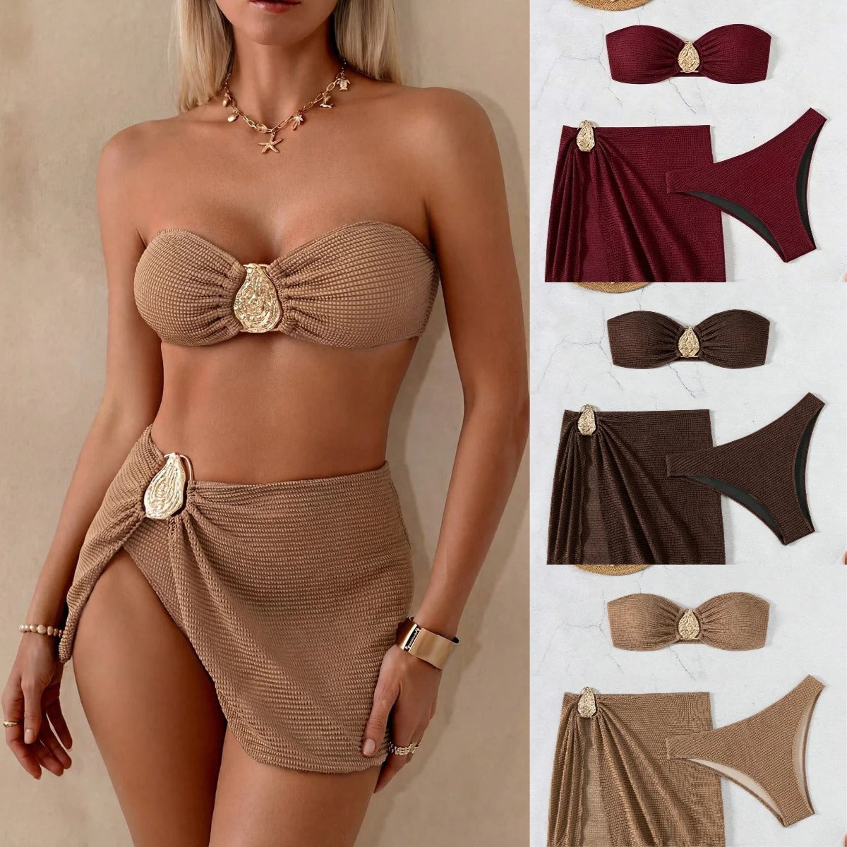 Tulum Textured Swim Set