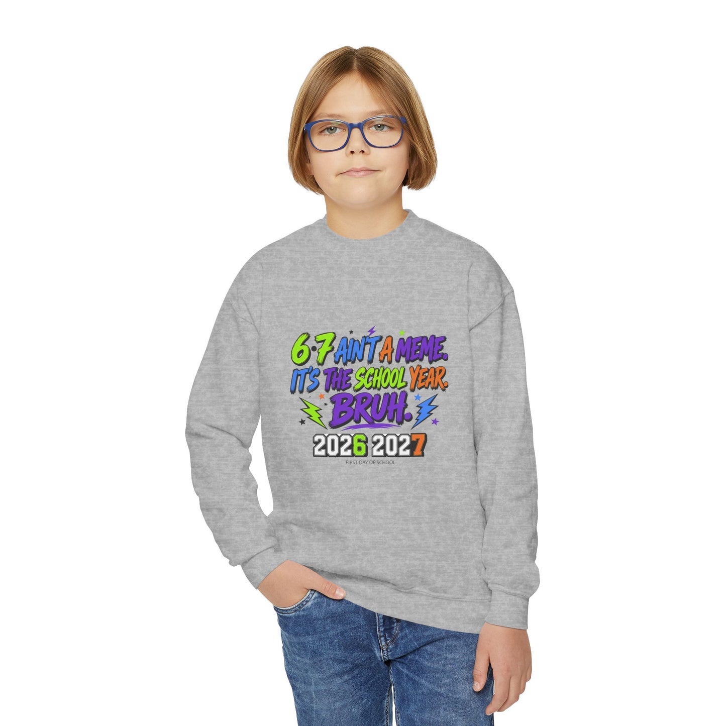 "2026-2027 Meme" Youth Crewneck