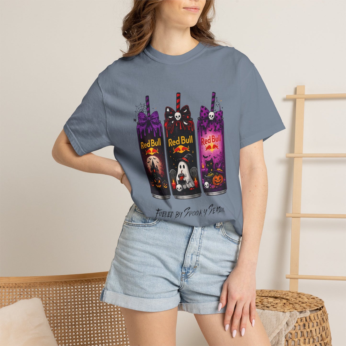 Halloween Energy Drink Graphic T-Shirt