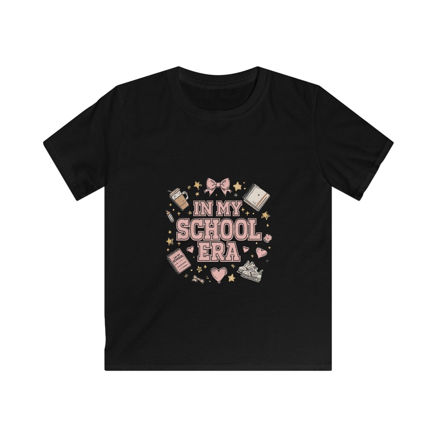 Kids Tee — "In My School Era" Cute Back-to-School Graphic Shirt