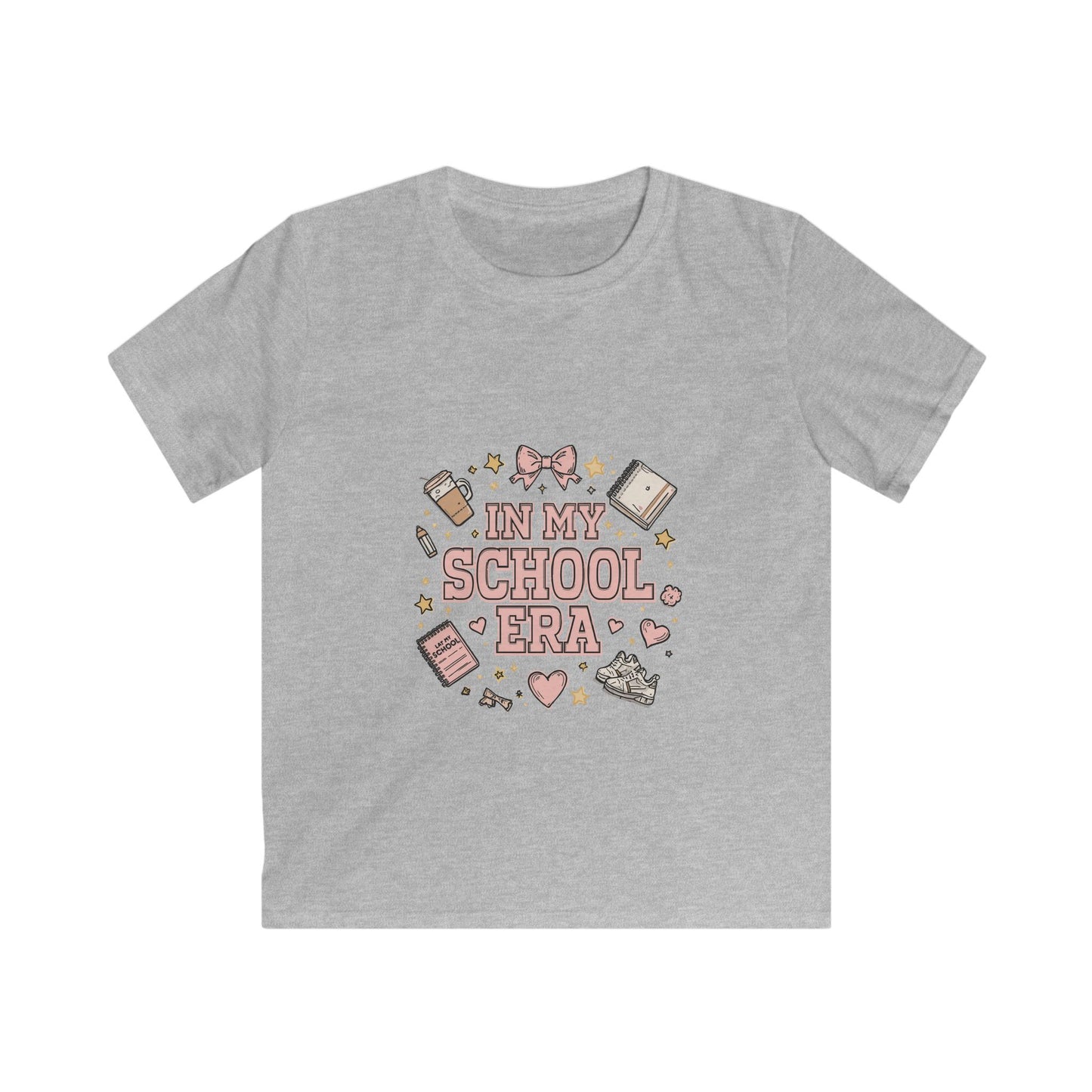 Kids Tee — "In My School Era" Cute Back-to-School Graphic Shirt
