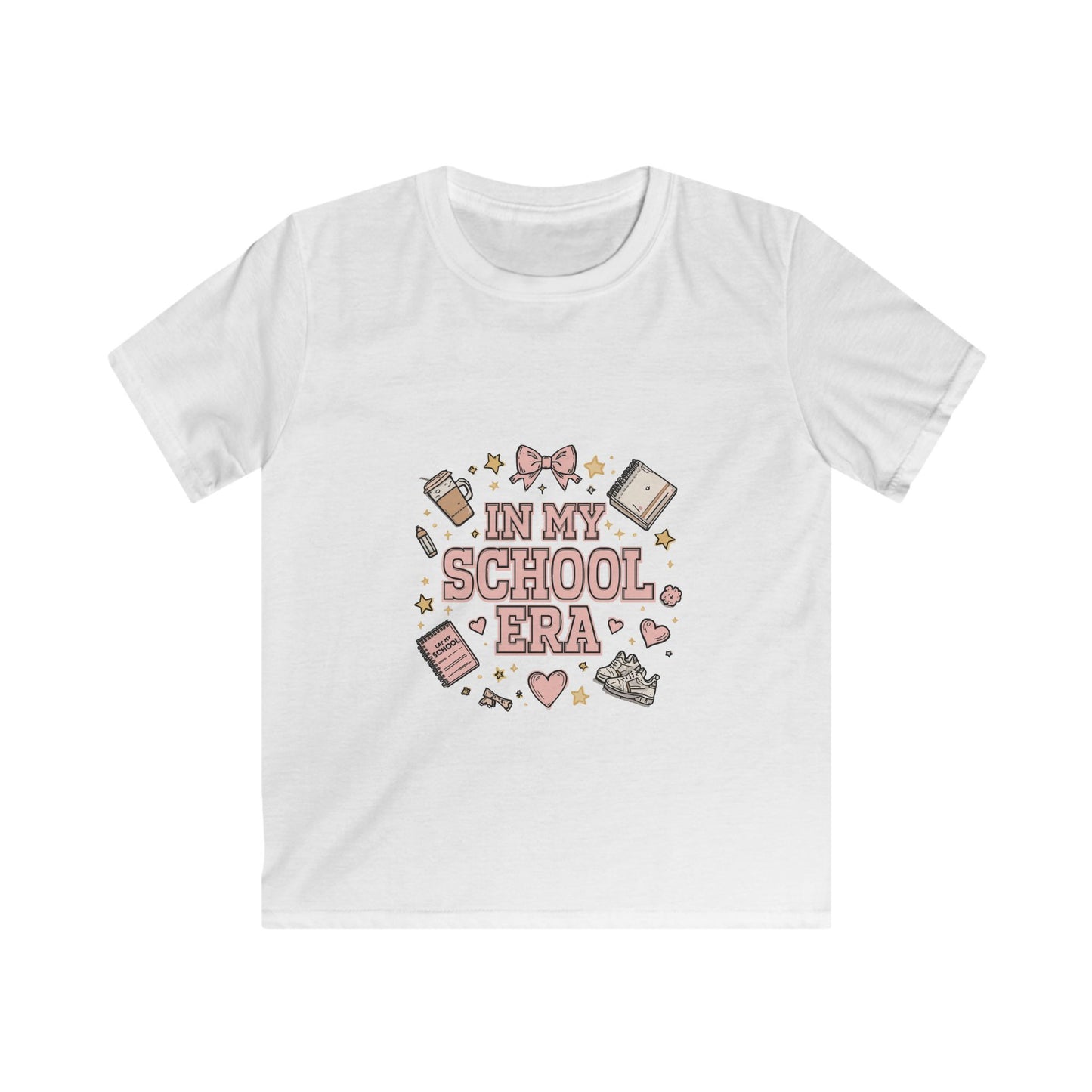Kids Tee — "In My School Era" Cute Back-to-School Graphic Shirt