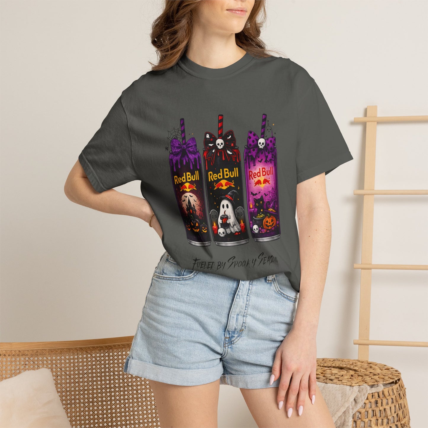 Halloween Energy Drink Graphic T-Shirt