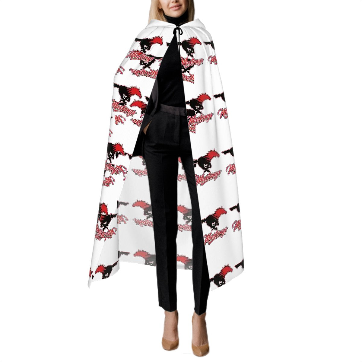 Mustang Hooded Cloak