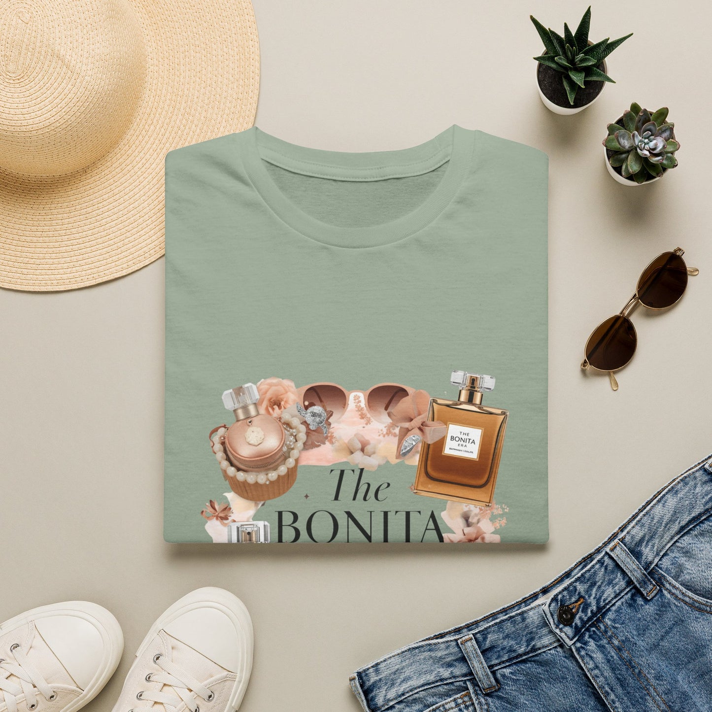 'The Bonita Era' Floral Perfume Graphic Tee