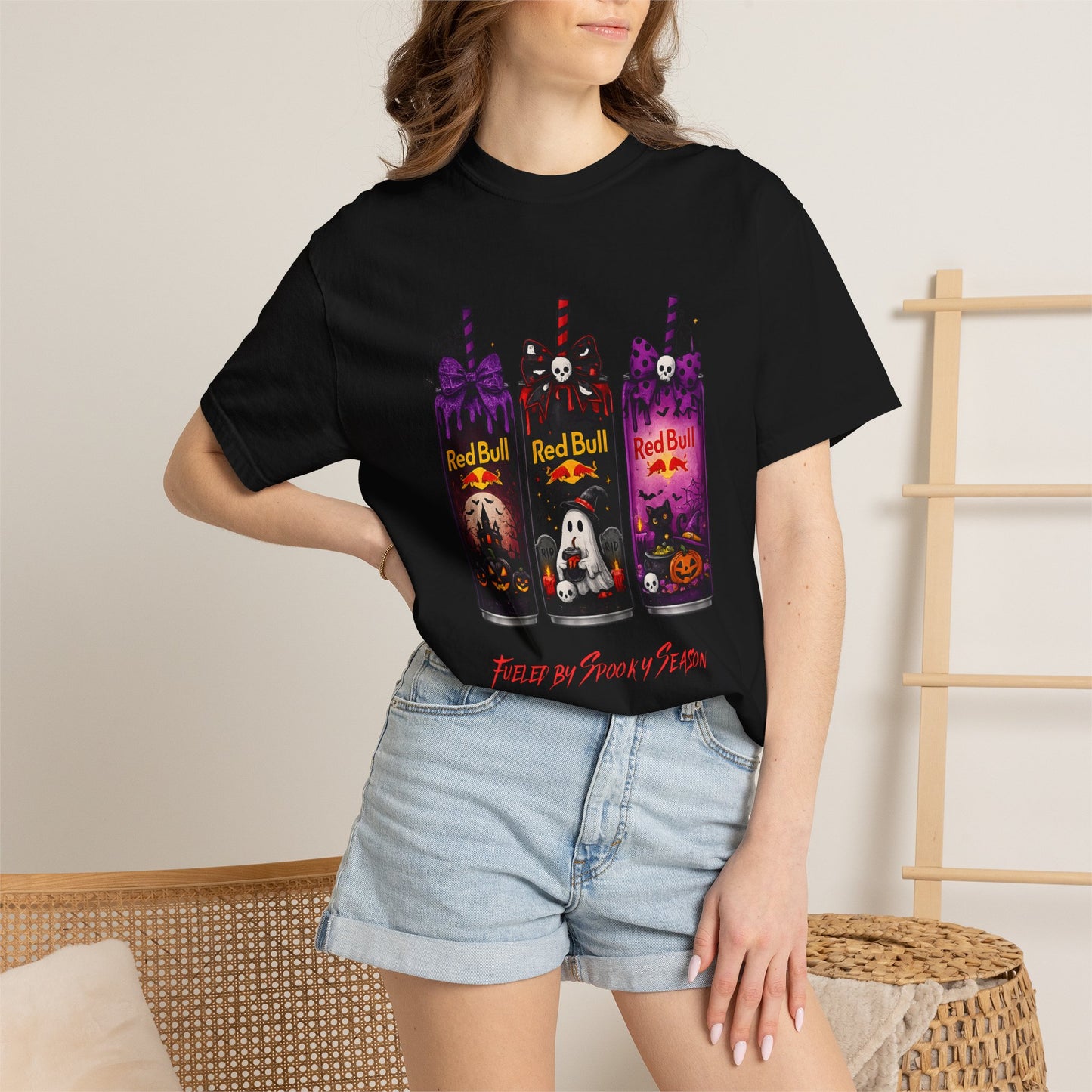 Halloween Energy Drink Graphic T-Shirt