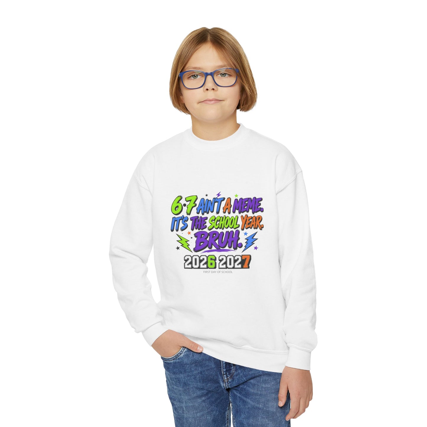"2026-2027 Meme" Youth Crewneck