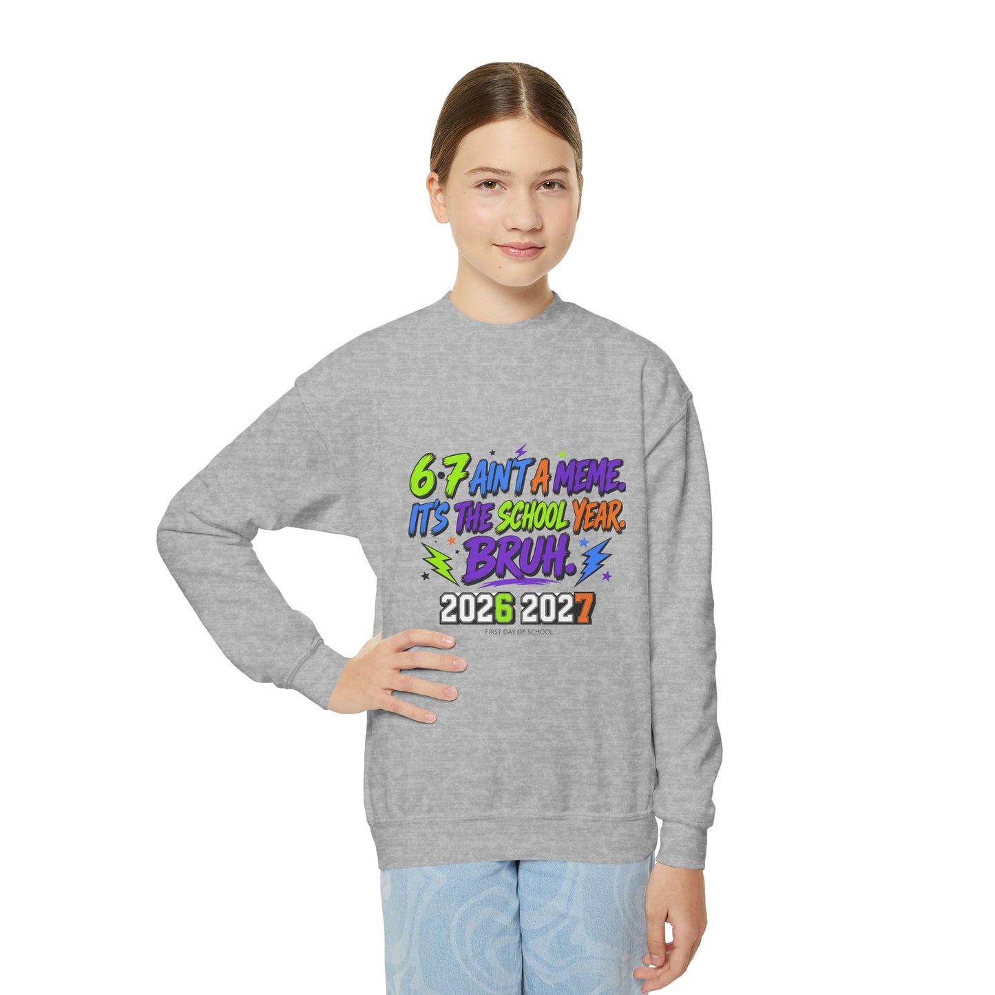 "2026-2027 Meme" Youth Crewneck