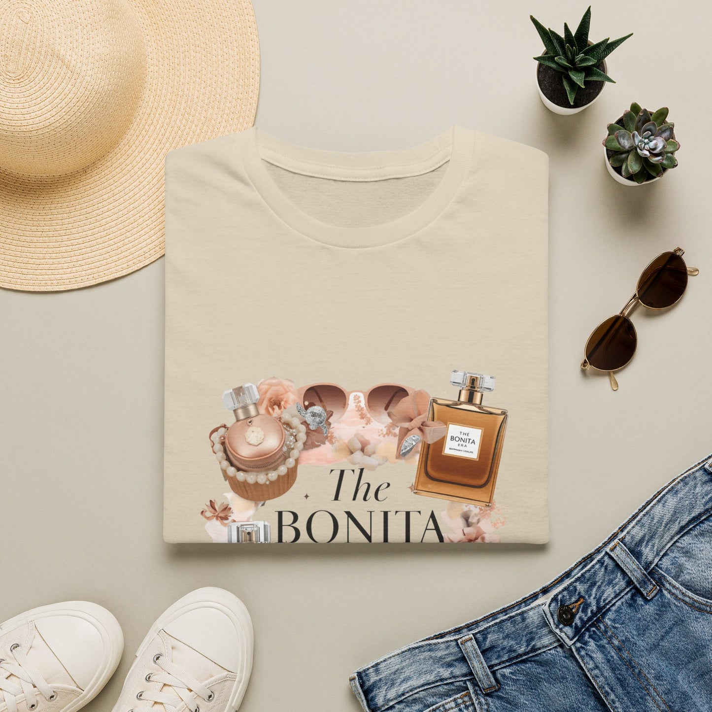 'The Bonita Era' Floral Perfume Graphic Tee