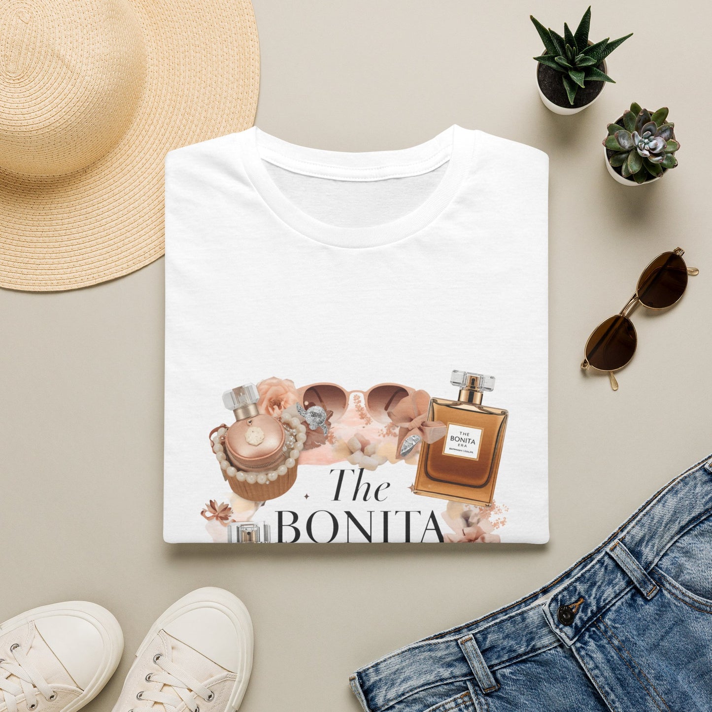 'The Bonita Era' Floral Perfume Graphic Tee