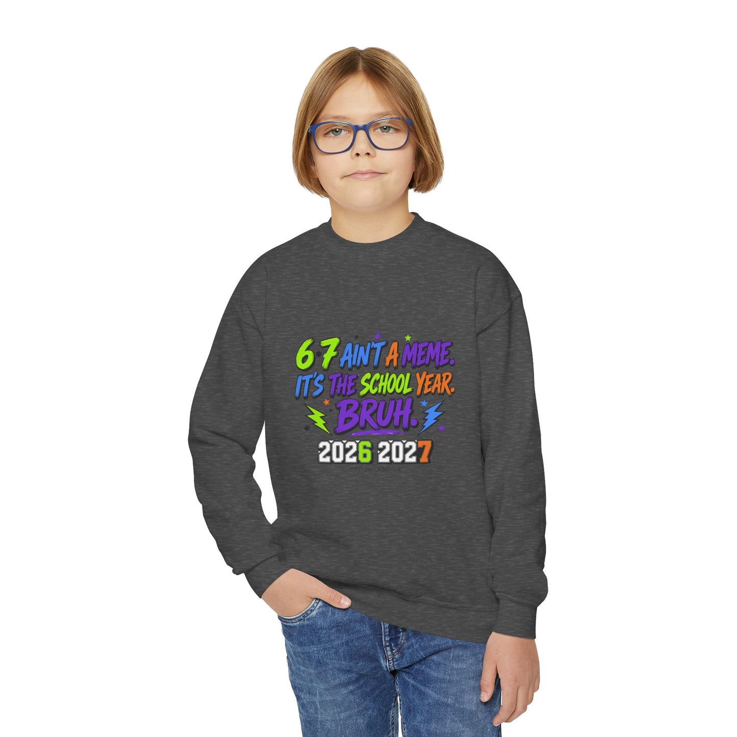 "2026-2027 Meme" Youth Crewneck
