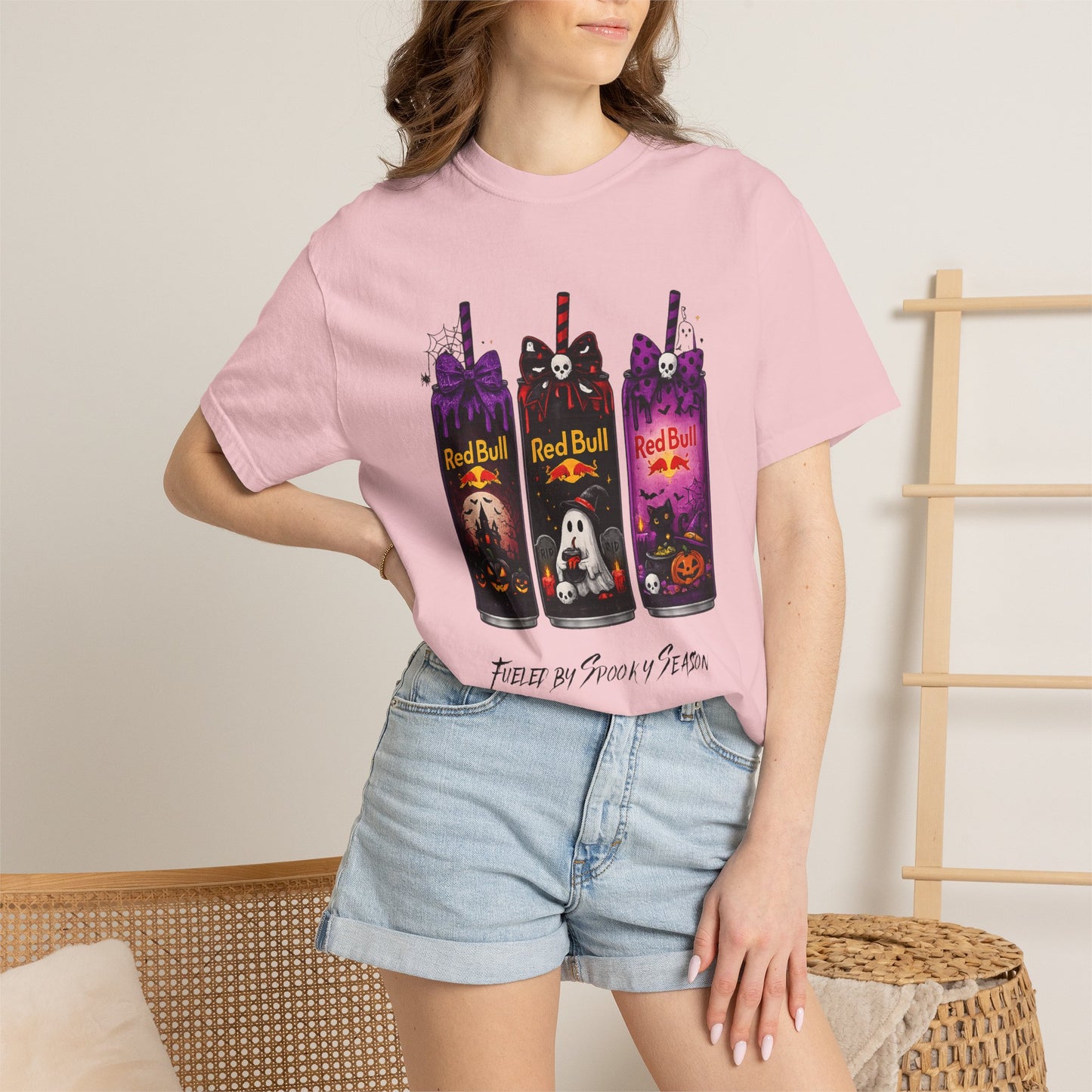 Halloween Energy Drink Graphic T-Shirt