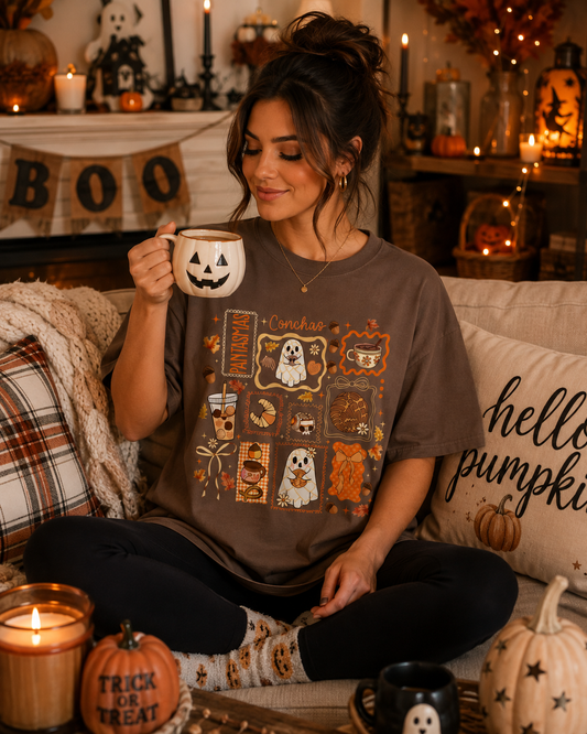 Spooky Conchas - Latina Fall Graphic Tshirt