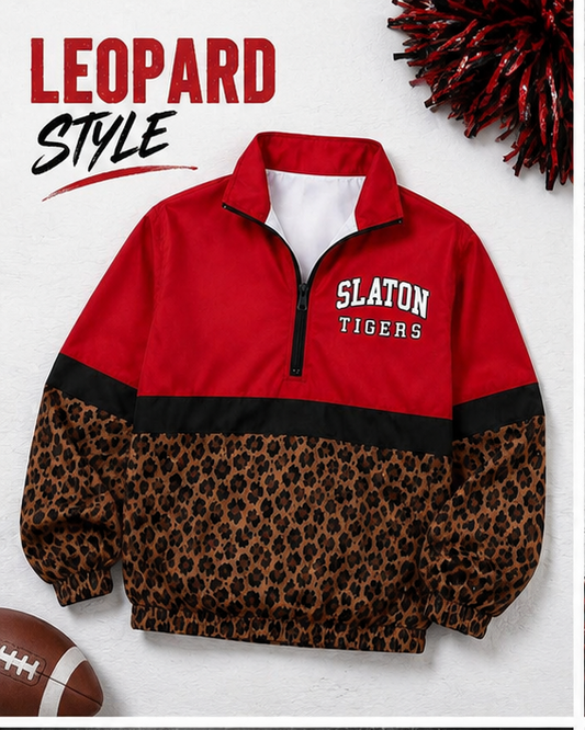 Slaton Leopard Windbreaker