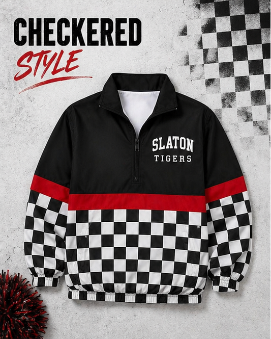 Slaton Checkered Windbreaker